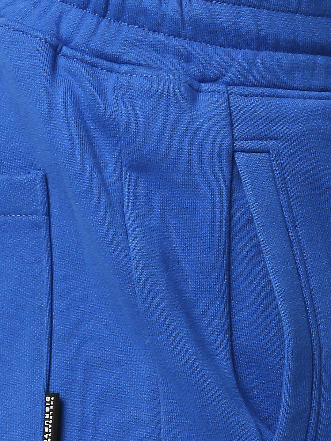 Disrupt Mens Royal Blue Colorblock Graphic Print Shorts