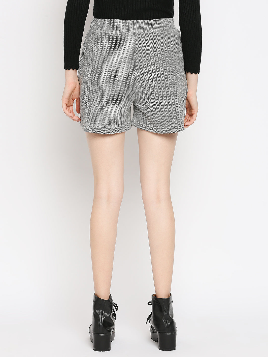 Disrupt Women's Typographic Grey Shorts