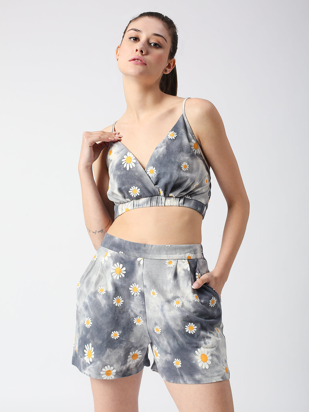 Disrupt Women 2pc Shorts And Bralette Co-ord Set