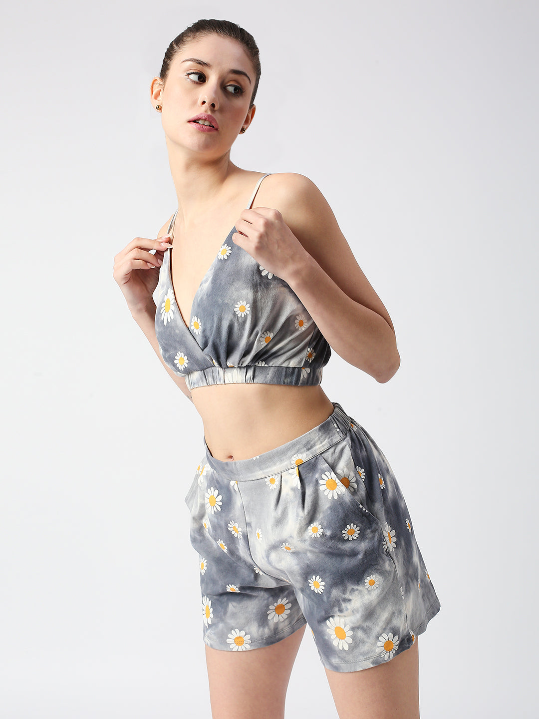 Disrupt Women 2pc Shorts And Bralette Co-ord Set