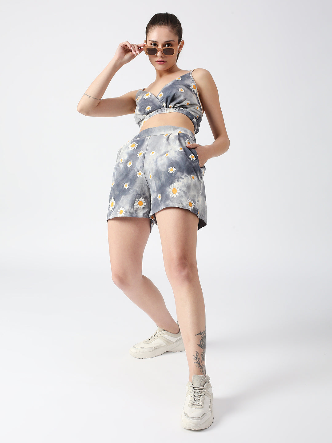 Disrupt Women 2pc Shorts And Bralette Co-ord Set