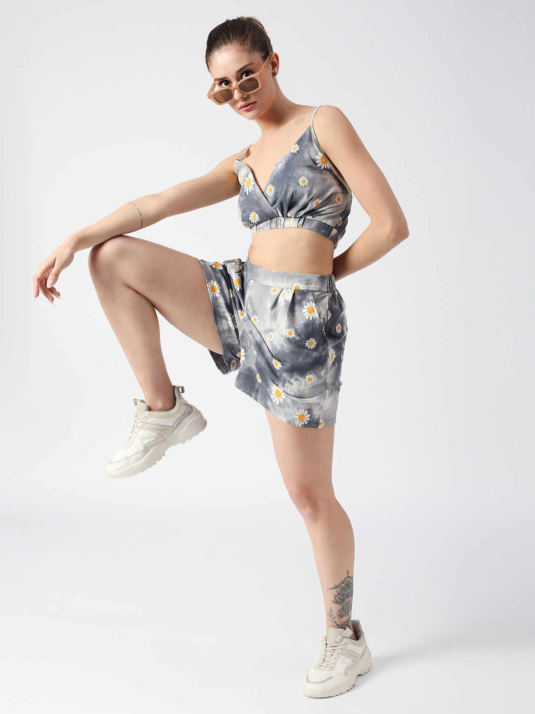Disrupt Women 2pc Shorts And Bralette Co-ord Set