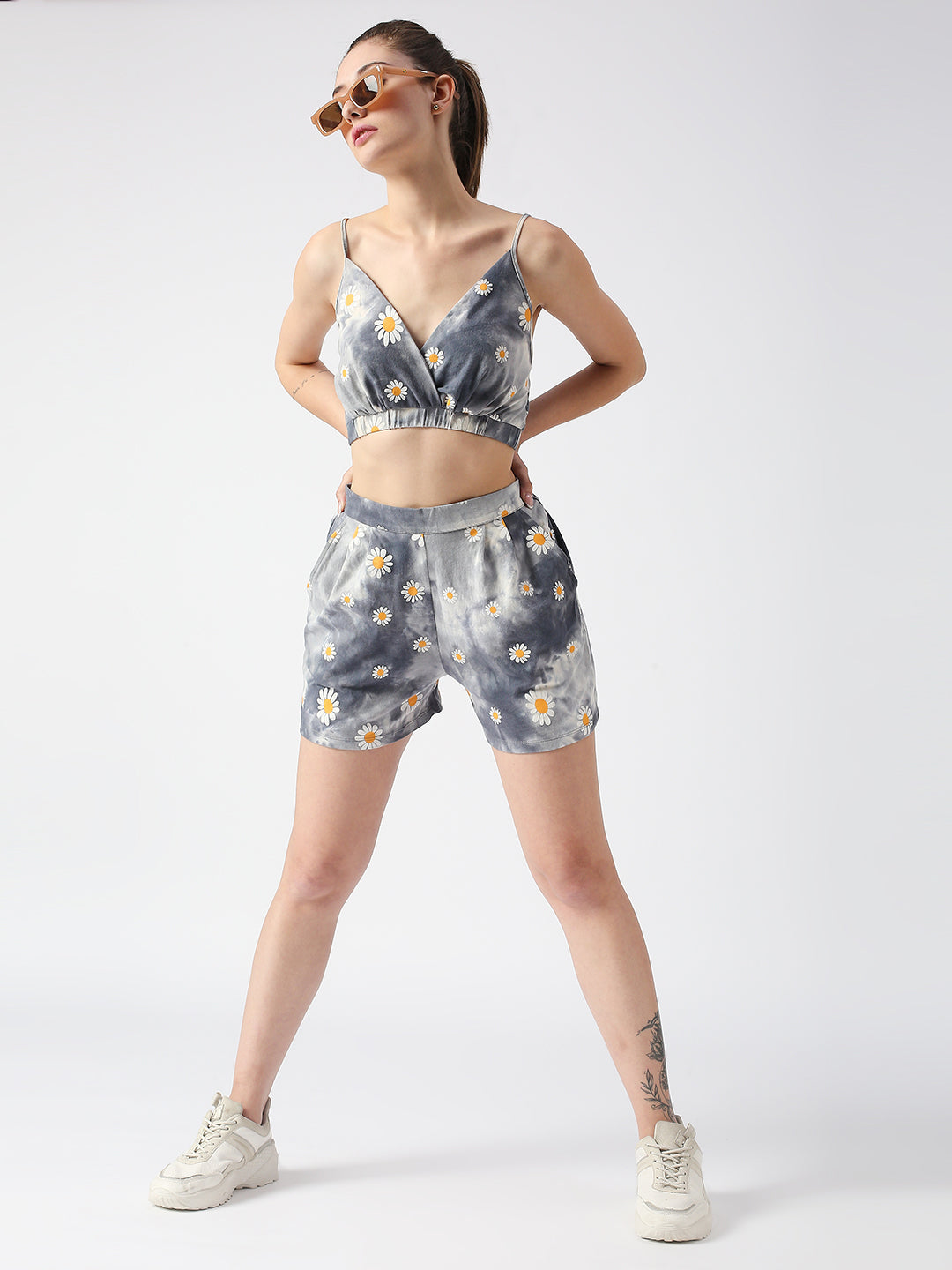Disrupt Women 2pc Shorts And Bralette Co-ord Set