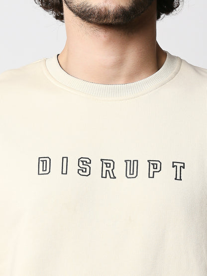 Disrupt Mens Off-white Colorblock Pullover