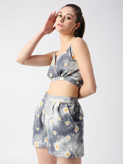 Disrupt Women 2pc Shorts And Bralette Co-ord Set